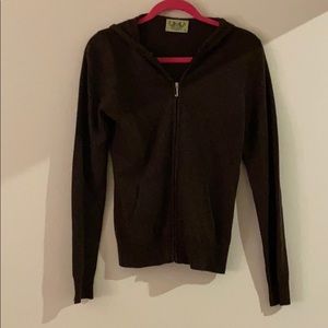 Juicy Couture brown cashmere hoodie